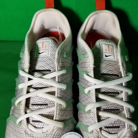 Nike Air VaporMax Plus Mens Size 9.5 Gray Green Athletic Running Shoes Sneakers - Picture 4 of 15